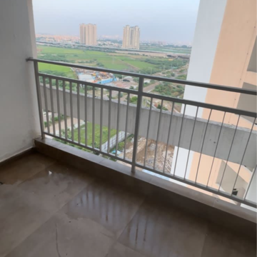 Balcony in 3 BHK Apartment at Shapoorji Pallonji Joyville Gurgaon, Sector 102a – for Rent