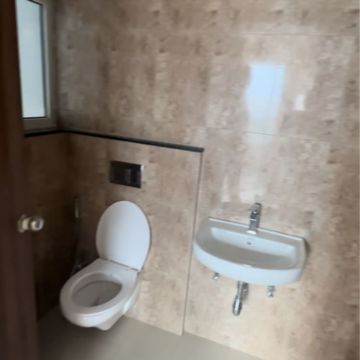 Bathroom in 3 BHK Apartment at Shapoorji Pallonji Joyville Gurgaon, Sector 102a – for Rent