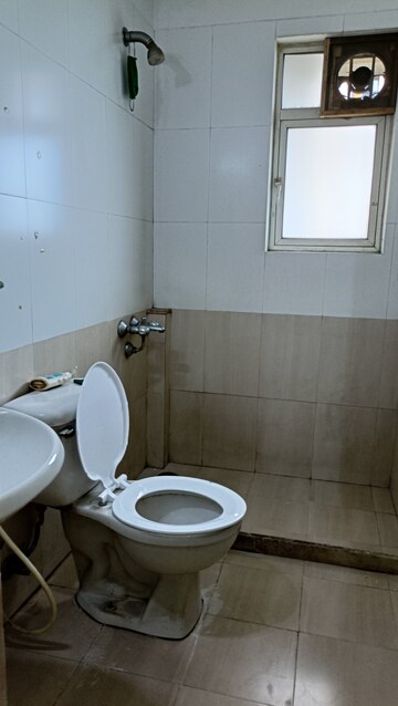 Bathroom in 1 BHK Apartment at Hiranandani Estate Flora, Ghodbunder Road – for Rent