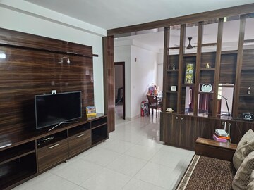 Living Room in 3 BHK Apartment at Prestige High Fields, Gachibowli – for Rent
