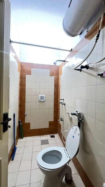 Bathroom in 2 BHK Apartment at Raheja Residency, Koramangala – for Rent