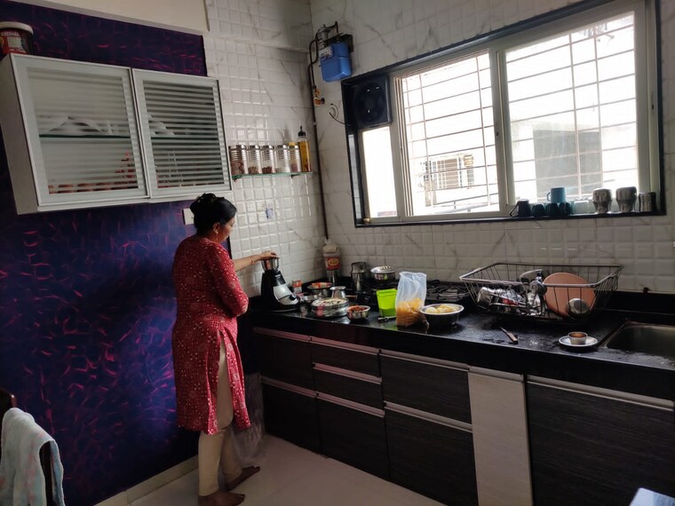 Kitchen, vinode-spirea 2 Bedroom 760 Sq.Ft. Apartment In Wakad Pune 8939709