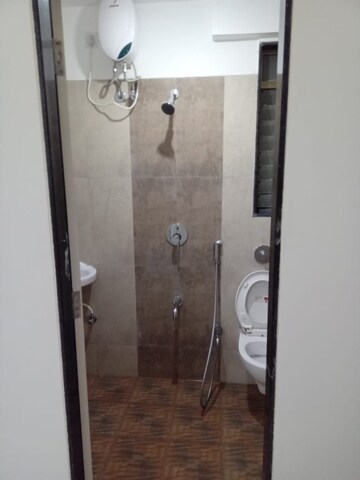Bathroom in 1 BHK Apartment at Chandak Nishchay Wing A, Borivali East – for Rent