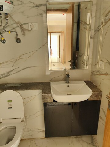 Bathroom in 3 BHK Apartment at Pioneer Park Phase 1, Sector 61 – for Rent