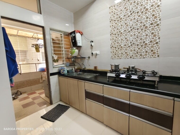 Kitchen, race course 3 Bedroom 1750 Sq.Ft. Apartment In Race Course Vadodara 8939922