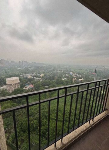 Balcony in 2.5 BHK Apartment at Vijay Orovia, Ghodbunder Road – for Rent
