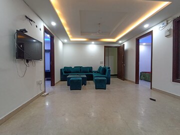 Living Room in 3 BHK Apartment at Saket – for Rent
