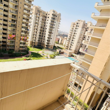 Balcony in 3 BHK Apartment at Sushma Chandigarh Grande, Ghazipur – for Rent