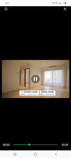 Room in 2 BHK Apartment at Courtyard by Narang Realty and The Wadhwa Group, Pokhran Road No Two – for Sale