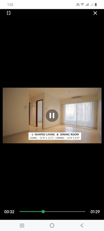 Room in 2 BHK Apartment at Courtyard by Narang Realty and The Wadhwa Group, Pokhran Road No Two – for Sale