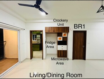 Kitchen in 3 BHK Apartment at Prestige Tranquil, Kokapet – for Rent
