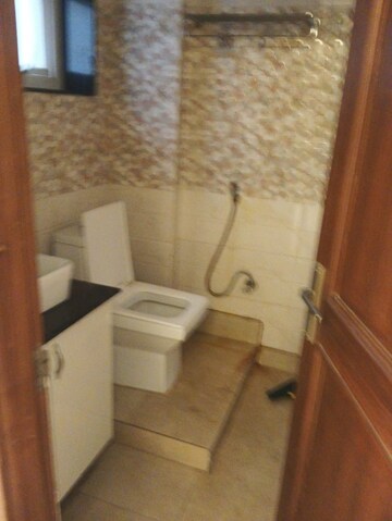 Bathroom in 3 BHK Builder Floor at Ansal Sushant Apartments, Sushant Lok I – for Sale