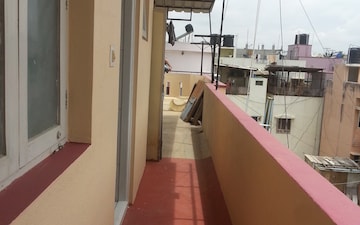 Balcony in 1 RK Independent House at Rt Nagar – for Rent