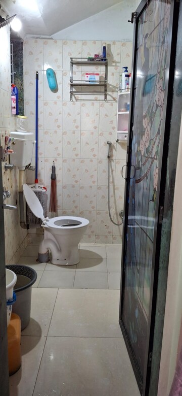 Bathroom in 1 BHK Apartment at Satellite Garden, Goregaon East – for Rent