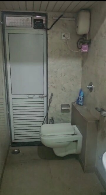 Bathroom in 2 BHK Apartment at Chamunda Heights, Ghansoli – for Rent