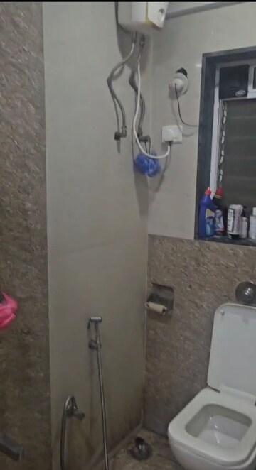 Bathroom in 2 BHK Apartment at Chamunda Heights, Ghansoli – for Rent