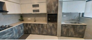 Kitchen in 3 BHK Apartment at Panampilly Nagar – for Sale
