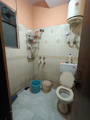 Bathroom in 2 BHK Builder Floor at Khirki Extension – for Rent