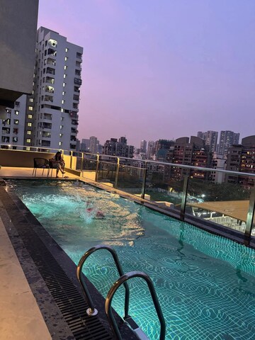 Swimming Pool in 2 BHK Apartment at Dev Leo Tower, Oshiwara – for Rent