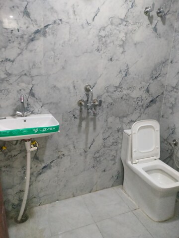Bathroom in 2 BHK Builder Floor at Khirki Extension – for Rent