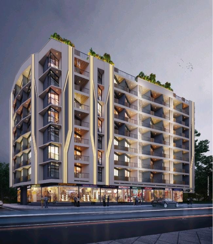 1 BHK 387 Sq.Ft. Apartment in Sayba Arcadia