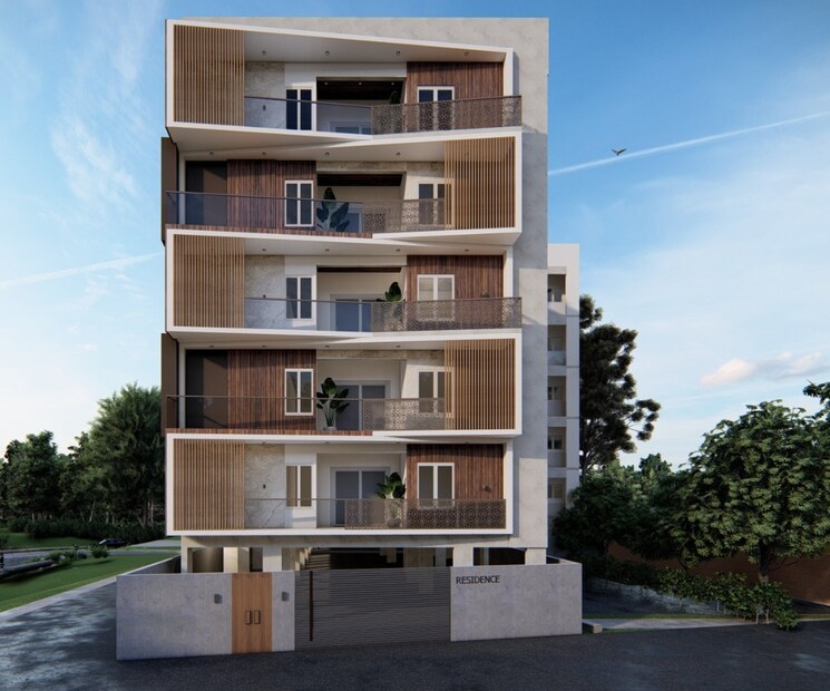 Exterior View, kasturi nagar 2 Bedroom 1152 Sq.Ft. Apartment In Kasturi Nagar Bangalore 8940299