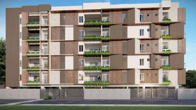 Exterior View, kasturi nagar 2 Bedroom 1152 Sq.Ft. Apartment In Kasturi Nagar Bangalore 8940299