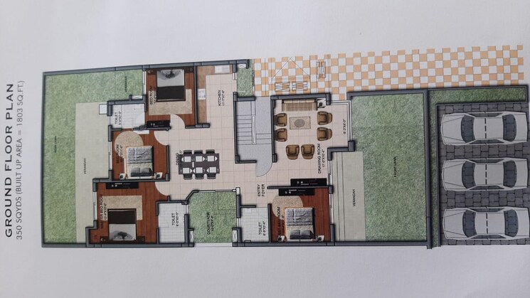 Master Plan, bptp-parkland-pride 3 Bedroom 1103 Sq.Ft. Apartment In Sector 77 Faridabad 8940389