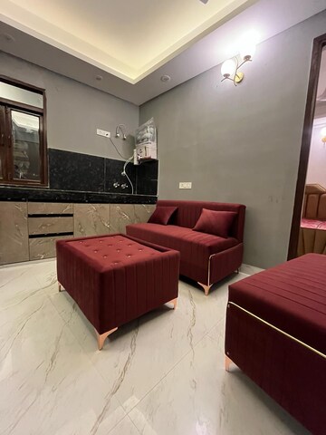 Living Room in 1 BHK Apartment at Saket – for Rent