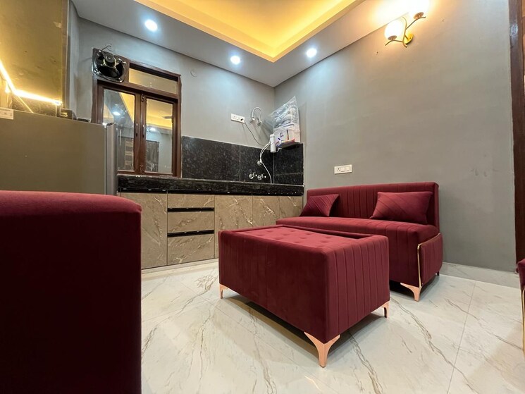 Living Room, saket 1 Bedroom 600 Sq.Ft. Apartment In Saket Delhi 8940363