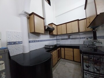 Kitchen in 2 BHK Builder Floor at Lajpat Nagar I – for Rent