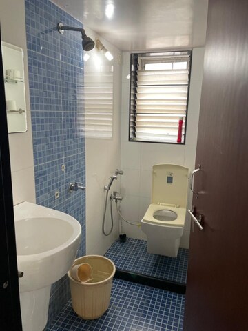 Bathroom in 3 BHK Apartment at Bhosale Nagar – for Rent
