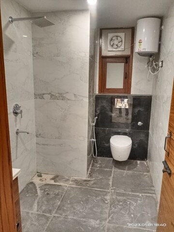 Bathroom in 2 BHK Builder Floor at Vasant Kunj – for Rent