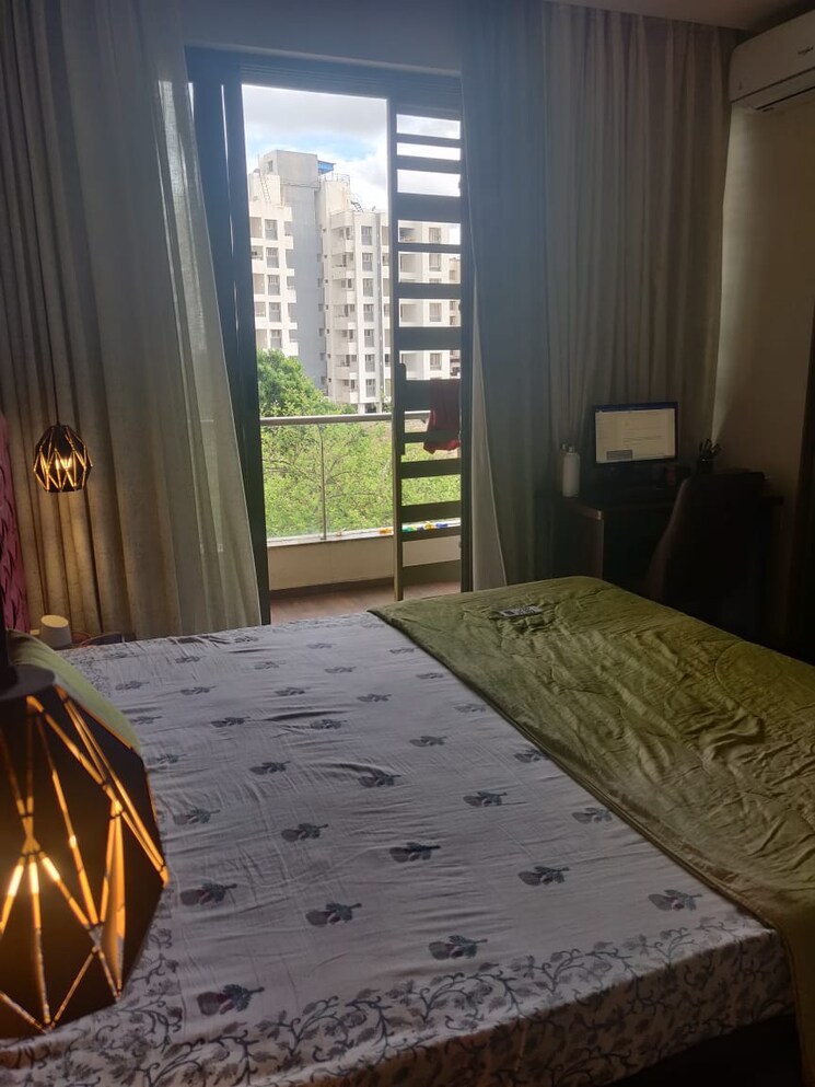 Bedroom, rohan-leher 3 Bedroom 1900 Sq.Ft. Penthouse In Baner Pune 8940491