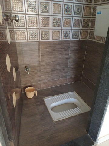 Bathroom in 1 BHK Apartment at Mahape – for Rent