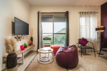 Living Room in  Pg at TCG The Cliff Garden, Hinjewadi – for Rent