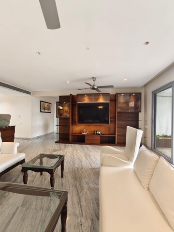Living Room in 4 BHK Apartment at Kasturi The Balmoral Estate, Baner – for Sale