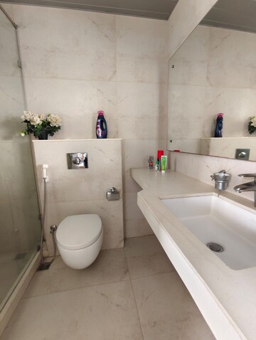 Bathroom in 4 BHK Apartment at Kasturi The Balmoral Estate, Baner – for Sale