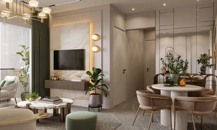 Living Room, new panvel 2 Bedroom 674 Sq.Ft. Apartment In New Panvel Navi Mumbai 8940744