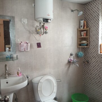 Bathroom in 1 BHK Apartment at Aditya Urban Homes, Shahpur Bamheta – for Rent