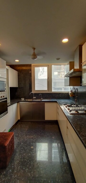 Kitchen in 4 BHK Builder Floor at Shanti Niketan – for Rent