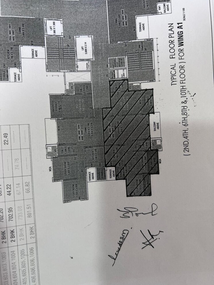 Master Plan, goel-ganga-newtown-phase-2 3 Bedroom 1175 Sq.Ft. Apartment In Dhanori Pune 8940886