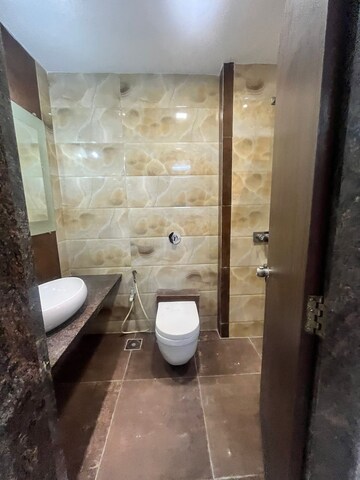 Bathroom in 3 BHK Apartment at Safal Nav Parmanu CHS, Chembur – for Rent