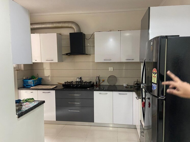 Kitchen, paradigm-business-hermitage-park 3 Bedroom 1500 Sq.Ft. Apartment In Dhakoli Zirakpur 8940964