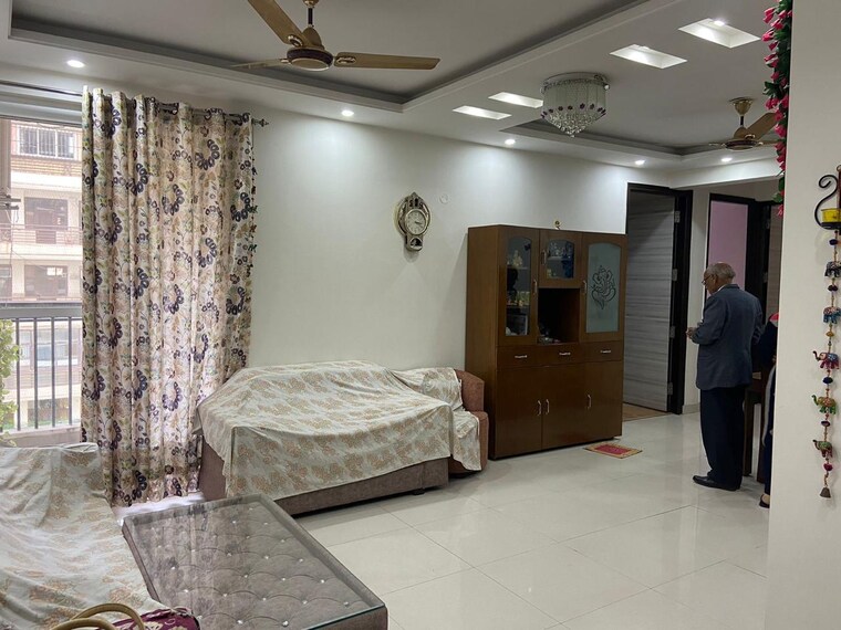 Living Room, paradigm-business-hermitage-park 3 Bedroom 1500 Sq.Ft. Apartment In Dhakoli Zirakpur 8940964