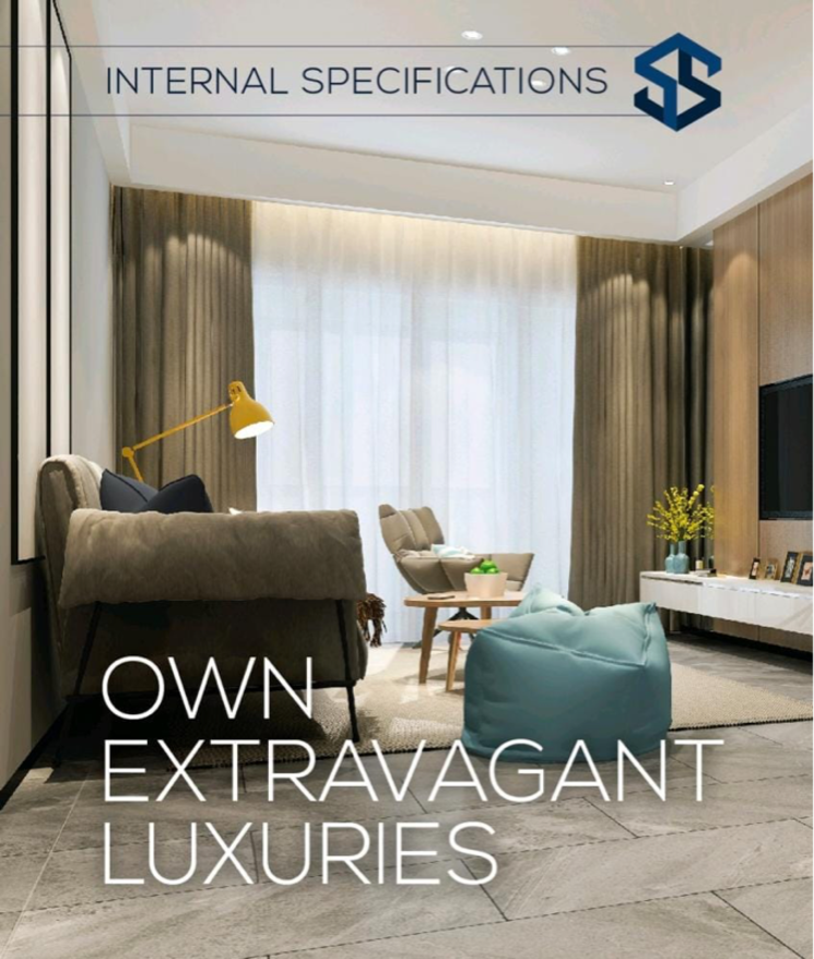 Living Room, sayba-sapphire 2 Bedroom 615 Sq.Ft. Apartment In Kapadia Nagar Mumbai 8941017