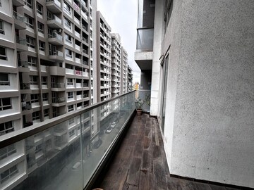 Balcony in 2 BHK Apartment at Nahar F Residences, Balewadi – for Rent