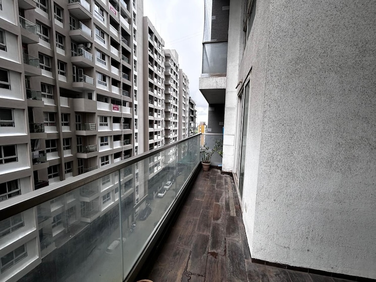 Balcony, nahar-f-residences 2 Bedroom 850 Sq.Ft. Apartment In Balewadi Pune 8941018