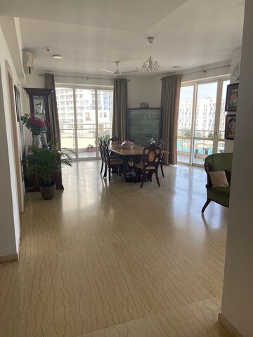 Living Room in 3 BHK Apartment at DLF The Crest, Sector 54 – for Rent