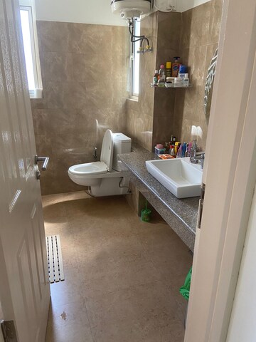 Bathroom in 3 BHK Apartment at DLF The Crest, Sector 54 – for Rent